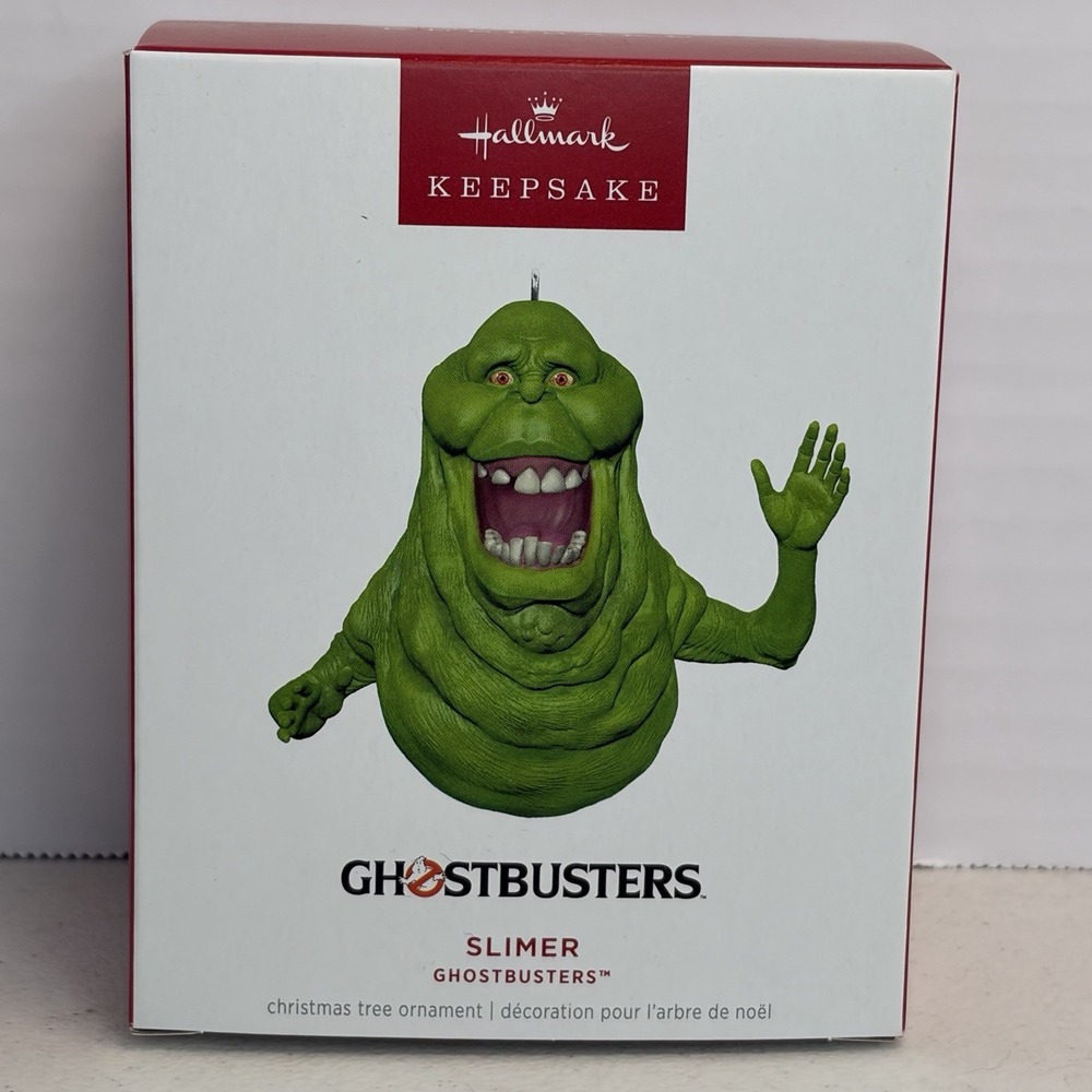 2025 Hallmark Keepsake Ghostbusters Slimer Christmas Ornament New in Box